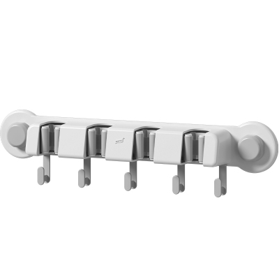 太力拖把架吸盘壁挂夹一排浴室墙壁门后扫把无痕挂钩免打孔强力承重