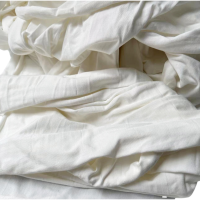 绝顺寰宇 擦机布擦车巾擦车布 白色 千克