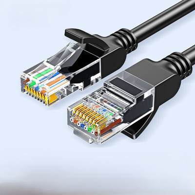 创德网线 成品跳线连接线 机房家装监控综合布线 工程/宽带电脑家用 超五类线CAT5E-1m