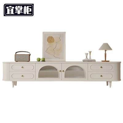 宜掌柜 落地 白色 电视柜