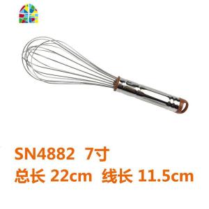 烘焙工具 SN4882~4899 7”~36” 不锈钢打蛋器搅拌器(电解) FENGHOU 8寸打蛋器