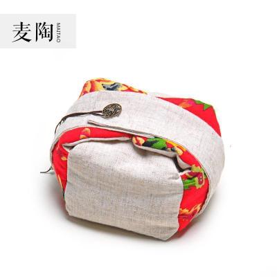 美帮汇一壶四杯袋旅行便携收纳袋茶杯袋茶壶袋快客杯袋壶包布袋加厚