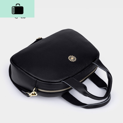 皮手提斜挎包女包2020新款妈妈中老年人软皮单肩手拎手挽小皮包NEW LAKE女斜挎包