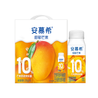 [8月生产]伊利安慕希芒果燕麦风味酸牛奶200g*10盒/箱礼盒装