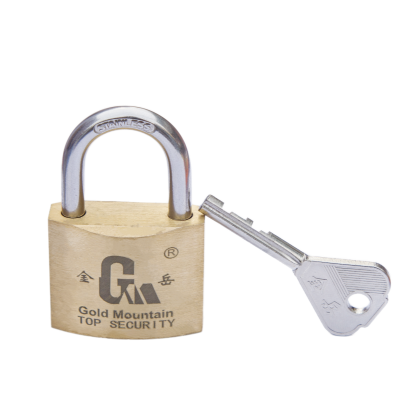 金岳 TR40mm铜芯 32*40*18mm 铜锁叶片锁(计价单位:个) 黄色