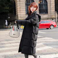 棉服女年新款棉衣羽绒棉冬季防寒长款过膝加厚保暖大码外套