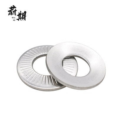 蔚期 65Mn达克罗竖纹法式锁紧垫圈 M6*12*1.2 个