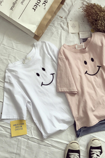 夏季新款韩版学生女士短袖T恤女学生衣服宽松上衣打底衫女装