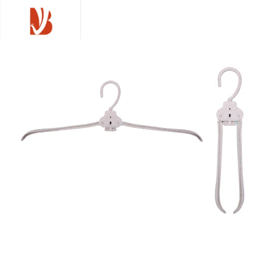 三维工匠日式衣架家用挂衣可折叠衣撑衣挂旅游折叠衣架家用挂衣晾衣架