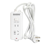 SAICKG SCC8-10844 一位5孔 一位2孔 1.8M 2500W 插排(单位:个)白