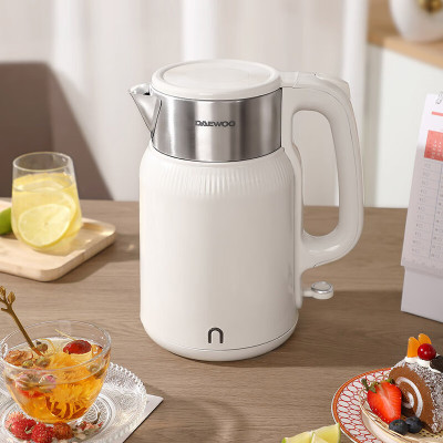 大宇(DAEWOO)电热水壶家用办公室1.8L双层防烫自动断电烧水壶 DYSH-18E236