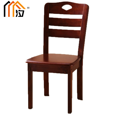 汐 餐椅 胡桃色把