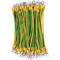 中锦科技 接地线 连接线 桥架跨接线 纯铜[孔5]4平方*长150mm 根