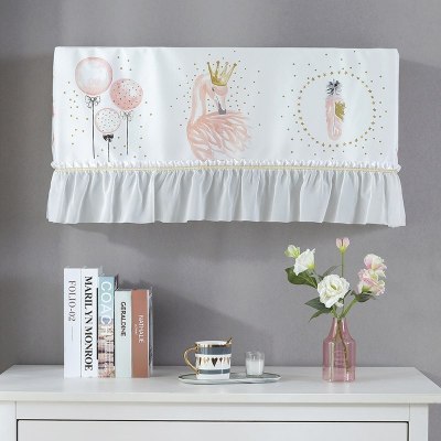 空调罩挂机防尘罩北欧开机不取挂式空调套 金冠火烈鸟 1P[空调长度77-82cm适用]