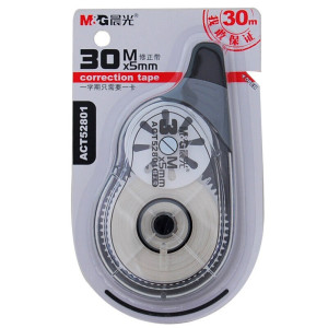 晨光 M&G 修正带 ACT52801 宽5mm长30m 30m×5mm 树脂 卡