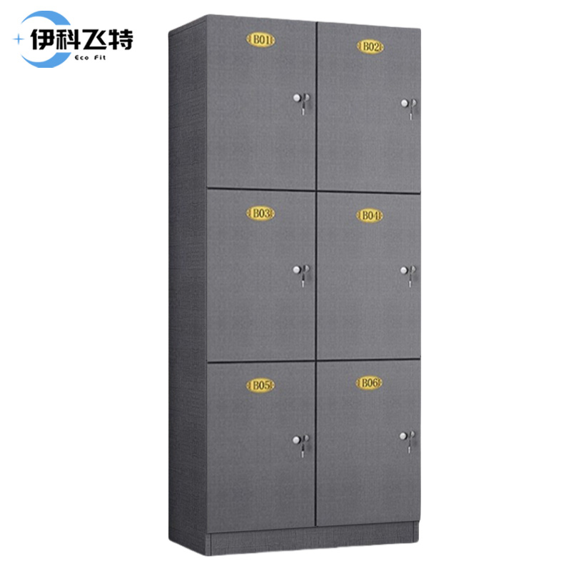 伊科飞特更衣柜存包柜3层6门800*500*1800mm台