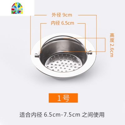 手提式水过滤网水池不锈钢厨房洗碗菜盆过滤器提篮下水道地漏网 FENGHOU 6号手提包边孔网11.3cm洗菜篮洗菜篮