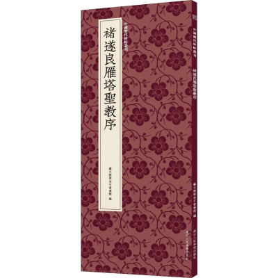 醉染图书褚遂良雁塔圣教序9787534077708