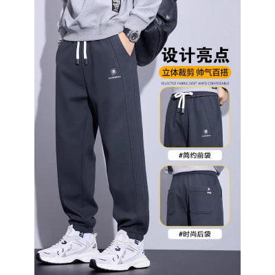 休闲裤男士秋季新款束脚卫裤韩版宽松运动百搭男生裤子春秋款