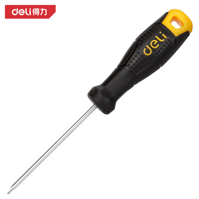 得力(deli) DL6261501塑柄一字螺丝批6x150mm