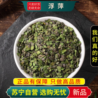 甄选浮萍100克/袋正品干货紫背浮萍田萍干浮萍洗发浮萍煮水甄选正品浮萍