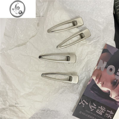 JiMi实用~ins金属甜酷刘海发夹化妆发饰额前碎发夹简约夹子2023新款女