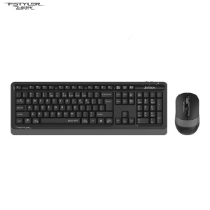 双飞燕 FB1010Q静音蓝牙双模无线键鼠套装笔记本台式电脑办公外设 遂空灰 [静音版]