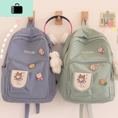 书包女韩版高中学生日系原宿小清新可爱少女背包初中生森系双肩包NEW LAKE
