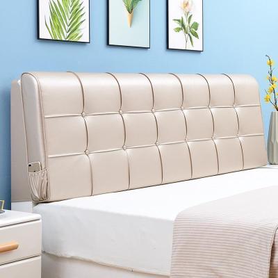 床头靠垫大靠背榻榻米无床头板软包实木双人靠枕布艺床头罩可拆洗