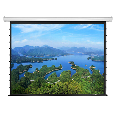 经科JK投影幕布YY1 MK3/YY1 MKIII 120寸4:3白塑拉绳电动遥控幕布