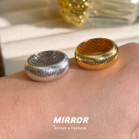 925纯银条形菱纹戒指女指环尾戒气质时尚轻奢简约潮约5g BCJ3284送女朋友老婆情人节七夕生日礼物