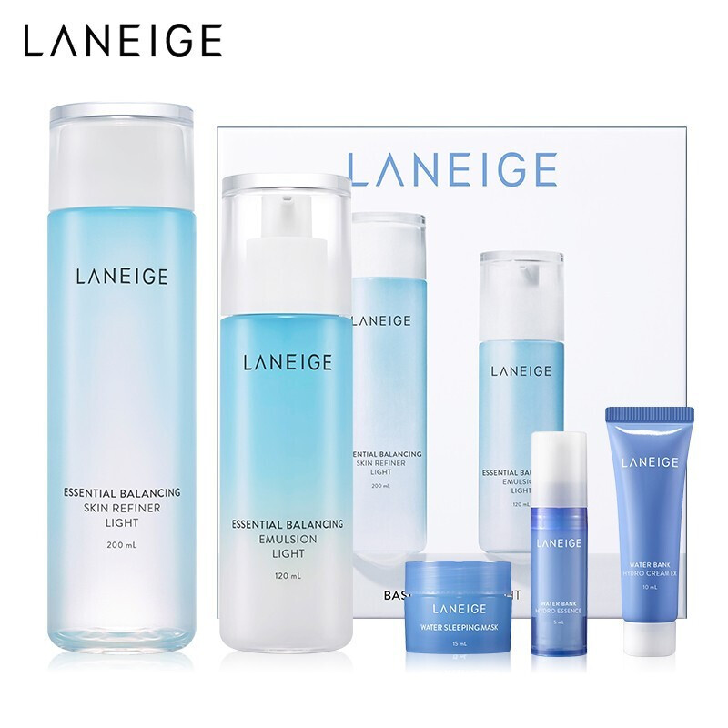 韩国兰芝(laneige) 水乳套盒水库凝肌水乳套装 清爽型 护肤套装