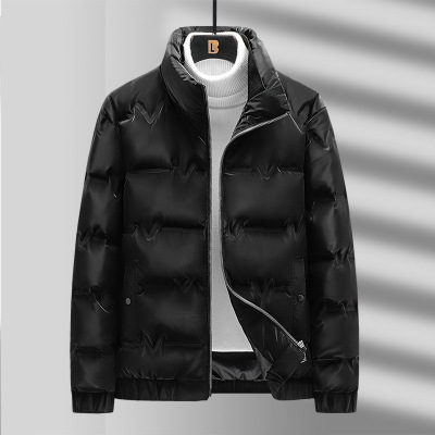 男装防寒服立领秋冬季羽绒服保暖潮牌青年时尚潮牌男士面包服外套