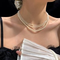 fever博主同款施家珍珠项链轻奢小众设计高级感锁骨链精致颈送女朋友老婆情人节七夕生日礼物