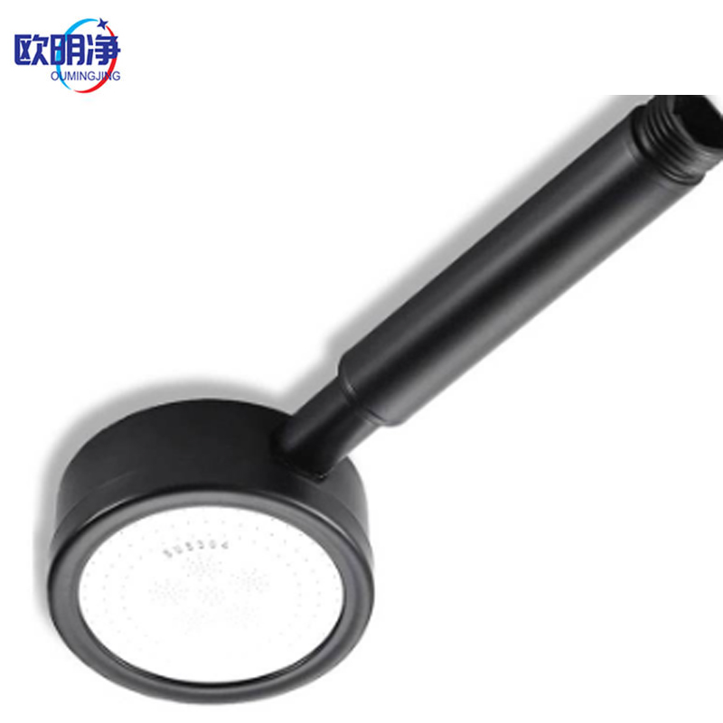 304不锈钢花洒喷头淋浴莲蓬头沐浴套装 欧式手持花洒黑色 个