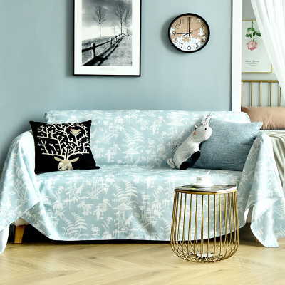 美帮汇美式乡村沙发巾田园风格小户型三人沙发套罩小清新四季通用沙发垫