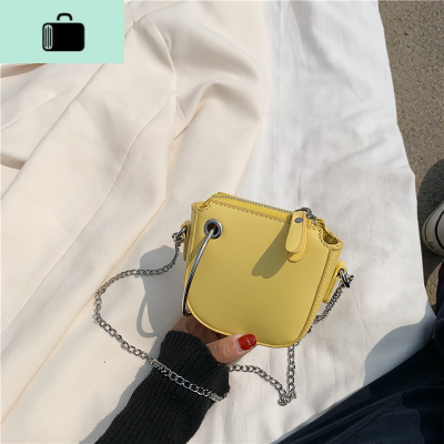 夏季包包女2020流行新款潮百搭迷你链条斜挎包洋气时尚单肩马鞍包NEW LAKE女士单肩包