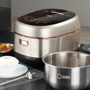 爱仕达(ASD)家用0涂层大容量4L电饭煲IH电磁加热1200W大功率2mm钢釜内胆5-8人电饭锅AR-F40I526