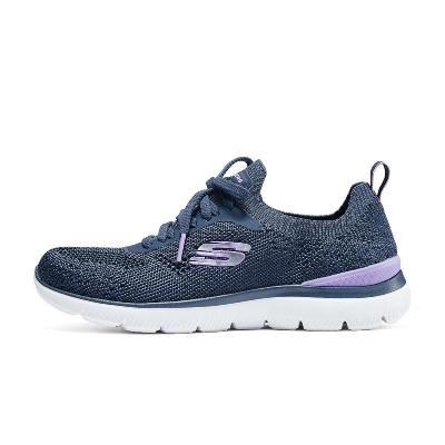 SKECHERS斯凯奇女鞋新款网面透气健步鞋减震休闲运动鞋150122-NVLV ZP