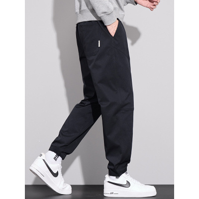 新款户外工装哈伦裤男士宽松百搭潮牌时尚高级感登山休闲束脚裤男