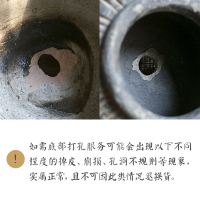 美帮汇雪巢艺术风格花瓶花盆花器装饰摆件几何创意粗陶土瓷复古 如需打孔请备注(打孔后不退不换) 大