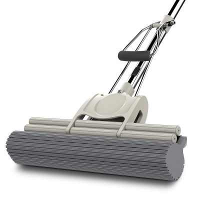 好太太大号吸水海绵拖把头地拖布家用干湿两用免手洗地拖布滚轮式