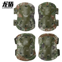 龙盾单B战术护膝护肘护具训练套装爬行训练装备运动骑行护具丛林荒漠
