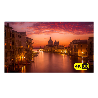 经科JK画框投影幕布无边框HB-W2高清高增益金属软幕119寸16:10