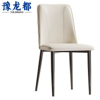 豫龙都 餐椅 皮质把