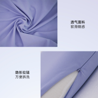 睡眠博士(AiSleep)晚安月牙枕记忆棉慢回弹护颈枕舒眠枕软绵单人枕芯