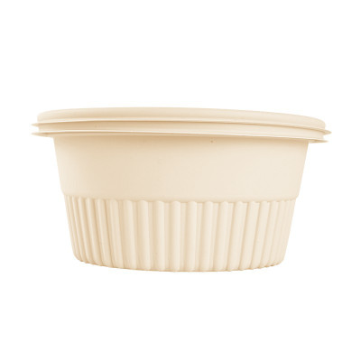 百晟长恒 BSCH-09 环保圆餐盒 650ml 1.00/个 (计价单位:个) 黄色