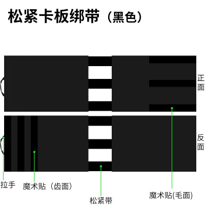 匹牧绑带48cm宽*460cm长黑色PM-BD-0015单位:个