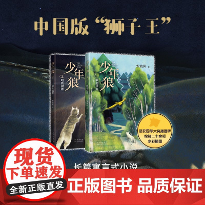 少年狼双册套装 7-10岁 安波舜 著 让孩子学会自我成长 提升写作能力 儿童文学