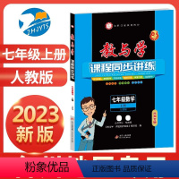 数学 人教版 七年级/初中一年级 [正版]台州地区2023新版 教与学课程同步讲练七年级上册数学人教版初一7年级教与学七